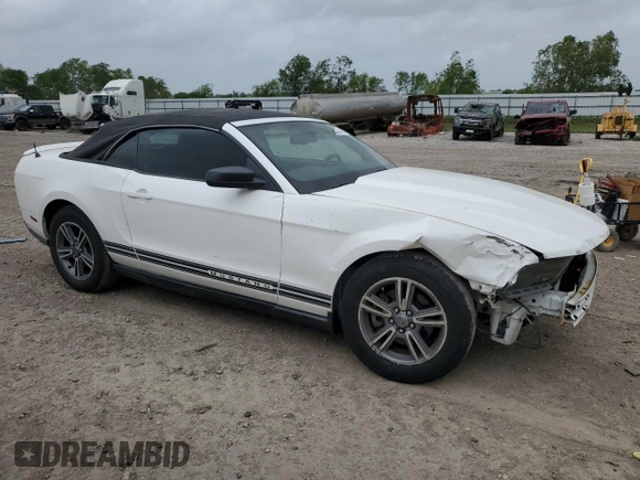 2012 Ford Mustang V6 with VIN 1ZVBP8EM3C5276322, listed as a Copart auction lot 51582415 with 164,794 mi miles and Salvage Title. Bid and sale history available at carsss.com. Image 4.