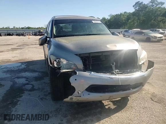 2011 Infiniti QX56 7-passenger with VIN JN8AZ2NF3B9502751, listed as a Copart auction lot 52233705 with Not Provided miles and Salvage Title. Bid and sale history available at carsss.com. Image 12.