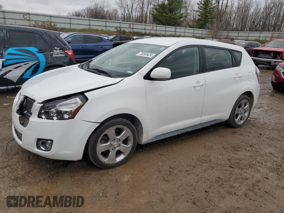 2009 Pontiac Vibe w/1SB with VIN 5Y2SP67029Z478037, listed as a Copart auction lot 78593424 with 217,228 mi miles and Clean Title. Bid and sale history available at carsss.com. Image 1.
