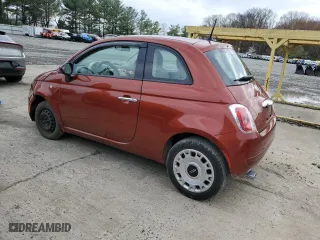 2015 FIAT 500 Pop with VIN 3C3CFFAR3FT534623, listed as a Copart auction lot 51772745 with 31,057 mi miles and Salvage Title. Bid and sale history available at carsss.com. Image 2.