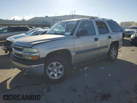 2004 Chevrolet Tahoe LS z VIN 1GNEC13V94R144116, wystawiony jako Copart lot #44201645 z przebiegiem Nie podano mil oraz Czysty tytuł • Clean title. Historia ofert i sprzedaży dostępna na DreamBid. Obrazek 1.