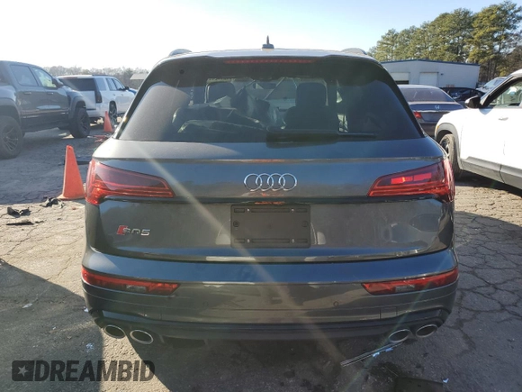 2021 Audi SQ5 with VIN WA1C4BFY4M2001182, listed as a Copart auction lot 86241244 with 36,604 mi miles and Salvage Title. Bid and sale history available at DreamBid. Image 6.