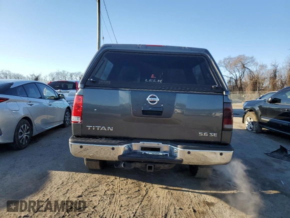 2005 Nissan Titan SE with VIN 1N6BA07BX5N557633, listed as a Copart auction lot 45197365 with 214,516 mi miles and Clean Title. Bid and sale history available at DreamBid. Image 6.
