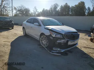 2015 Buick LaCrosse Premium II with VIN 1G4GF5G35FF239507, listed as a Copart auction lot 85702894 with 167,077 mi miles and Salvage Title. Bid and sale history available at DreamBid. Image 4.