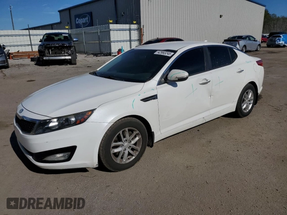 2013 Kia Optima LX with VIN KNAGM4A72D5359748, listed as a Copart auction lot 42993245 with 164,420 mi miles and Salvage Title. Bid and sale history available at carsss.com. Image 1.