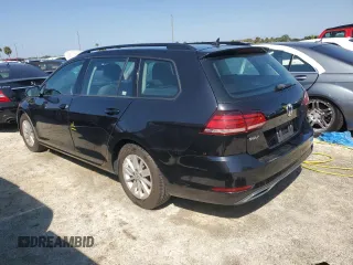 2019 Volkswagen Golf SportWagen S with VIN 3VWY57AU5KM510663, listed as a Copart auction lot 75022774 with 43,595 mi miles and Non Repairable. Bid and sale history available at carsss.com. Image 2.