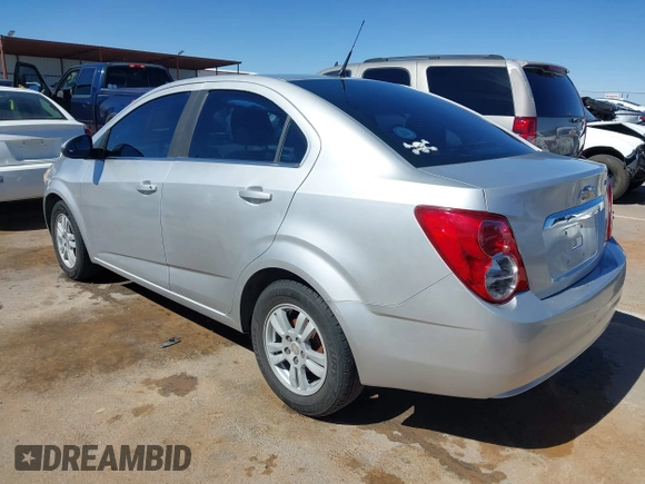 2014 Chevrolet Sonic LT with VIN 1G1JC5SH5E4178314, listed as a IAAI auction lot 41657818 with 139,959 mi miles and . Bid and sale history available at DreamBid. Image 3.