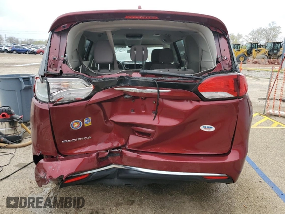 2017 Chrysler Pacifica Touring L with VIN 2C4RC1BG4HR844767, listed as a Copart auction lot 52745525 with 98,412 mi miles and Salvage Title. Bid and sale history available at DreamBid. Image 6.