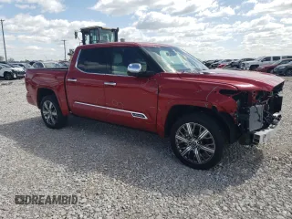 2022 Toyota Tundra Capstone Hybrid z VIN 5TFVC5DB7NX009329, wystawiony jako Copart lot #36216833 z przebiegiem 3 226 mil mil oraz . Historia ofert i sprzedaży dostępna na DreamBid. Obrazek 4.