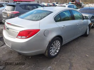2011 Buick Regal CXL Turbo TO2 with VIN W04GW5EV6B1126921, listed as a IAAI auction lot 41463638 with 107,128 mi miles. Bid and sale history available at carsss.com. Image 4.