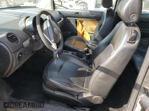 2007 Volkswagen Beetle with VIN 3VWPW31CX7M504745, listed as a Copart auction lot 48799535 with 128,267 mi miles and Salvage Title. Bid and sale history available at DreamBid. Image 7.