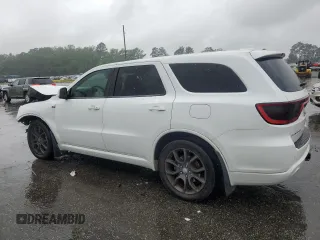 2017 Dodge Durango R/T with VIN 1C4SDHCT1HC609691, listed as a Copart auction lot 59433395 with 124,502 mi miles and Salvage title. Bid and sale history available at DreamBid. Image 2.