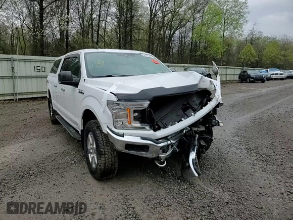 2019 Ford F-150 XL with VIN 1FTFW1E5XKFC17414, listed as a Copart auction lot 54136535 with 85,336 mi miles and Salvage Title. Bid and sale history available at carsss.com. Image 13.