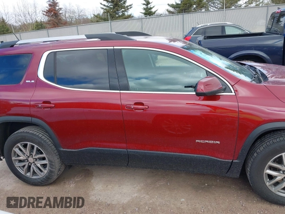 2018 GMC Acadia SLE with VIN 1GKKNLLS1JZ188764, listed as a IAAI auction lot 42148754 with 54,072 mi miles and . Bid and sale history available at DreamBid. Image 13.