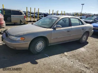 2001 Buick Century Limited with VIN 2G4WY55J811186292, listed as a Copart auction lot 46393165 with 55,651 mi miles and Salvage Title. Bid and sale history available at carsss.com. Image 1.