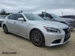 2014 Lexus LS 460 with VIN JTHBL5EF1E5131165, listed as a Copart auction lot 74124094 with 0 mi miles and Salvage Title. Bid and sale history available at carsss.com. Image 4.