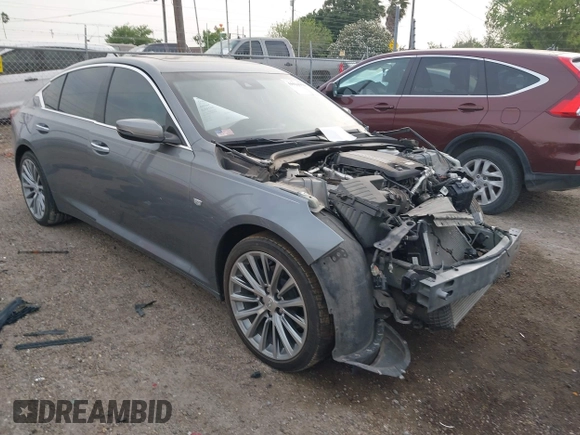 2021 Cadillac CT5 Premium Luxury z VIN 1G6DN5RK3M0146941, wystawiony jako IAAI lot #41934950 z przebiegiem Nie podano mil oraz . Historia ofert i sprzedaży dostępna na DreamBid. Obrazek 1.
