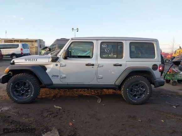 2023 Jeep Wrangler 4xe with VIN 1C4JJXN65PW612855, listed as a IAAI auction lot 41285856 with 11,868 mi miles. Bid and sale history available at carsss.com. Image 14.