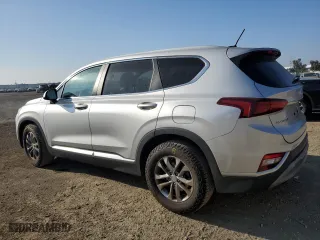 2019 Hyundai Santa Fe SE with VIN 5NMS23AD8KH016066, listed as a Copart auction lot 83710114 with 126,990 mi miles and Salvage Title. Bid and sale history available at carsss.com. Image 2.