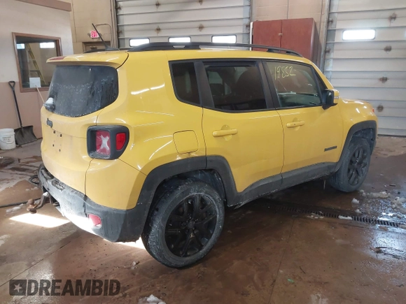 2017 Jeep Renegade Latitude with VIN ZACCJBBB5HPF12072, listed as a IAAI auction lot 41619852 with 106,753 mi miles. Bid and sale history available at carsss.com. Image 4.