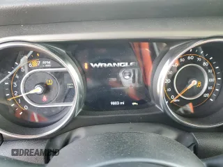 2023 Jeep Wrangler Sport S with VIN 1C4HJXDGXPW665818, listed as a Copart auction lot 48357105 with 9,803 mi miles and Clean Title. Bid and sale history available at DreamBid. Image 9.
