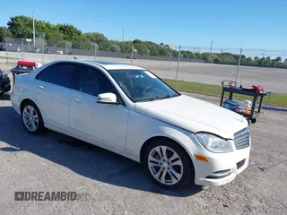 2012 Mercedes-Benz C-Class C 300 Sport with VIN WDDGF8BB6CA653415, listed as a IAAI auction lot 41742153 with 77,975 mi miles. Bid and sale history available at carsss.com. Image 1.