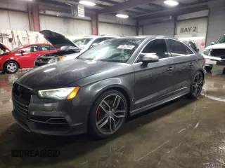 2015 Audi S3 2.0T Premium Plus with VIN WAUBFGFF4F1063050, listed as a Copart auction lot 80564044 with 109,474 mi miles and Salvage Title. Bid and sale history available at carsss.com. Image 1.