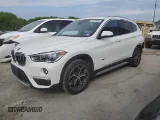 2017 BMW X1 xDrive28i with VIN WBXHT3C32H5F81474, listed as a Copart auction lot 55238895 with 86,264 mi miles and Salvage Title. Bid and sale history available at DreamBid. Image 1.