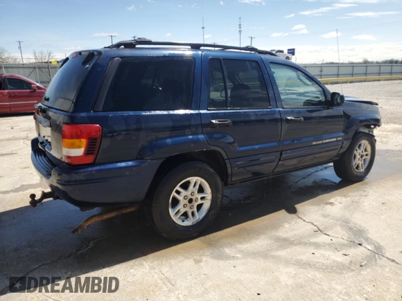 2004 Jeep Grand Cherokee Laredo with VIN 1J4GW48S24C343496, listed as a Copart auction lot 51631915 with 186,216 mi miles and Salvage Title. Bid and sale history available at carsss.com. Image 3.