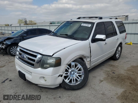 2011 Ford Expedition Limited z VIN 1FMJU2A50BEF56261, wystawiony jako Copart lot #53722465 z przebiegiem 184 434 mil mil oraz Szkoda całkowita • Salvage title. Historia ofert i sprzedaży dostępna na DreamBid. Obrazek 1.