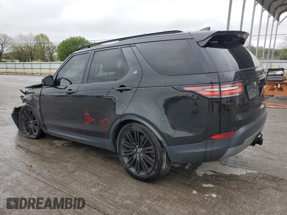 2017 Land Rover Discovery HSE Luxury with VIN SALRHBBV6HA025441, listed as a Copart auction lot 52100395 with 91,179 mi miles and Salvage Title. Bid and sale history available at carsss.com. Image 2.