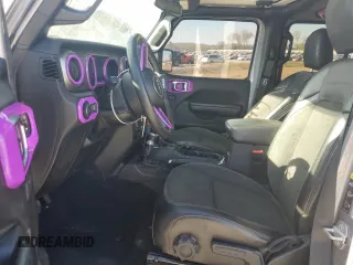 2020 Jeep Wrangler Unlimited Freedom with VIN 1C4HJXDG5LW206089, listed as a Copart auction lot 76636814 with 51,455 mi miles and Salvage title. Bid and sale history available at DreamBid. Image 7.
