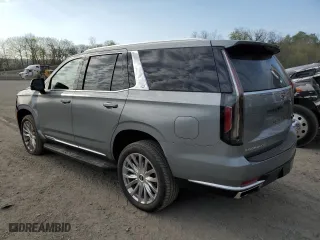 2023 Cadillac Escalade 4WD Premium Luxury with VIN 1GYS4BKL8PR262235, listed as a Copart auction lot 53835495 with 13,982 mi miles and Salvage Title. Bid and sale history available at carsss.com. Image 2.