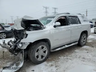 2016 Chevrolet Tahoe LTZ with VIN 1GNSKCKC9GR140850, listed as a Copart auction lot 41970335 with 0 mi miles and Salvage Title. Bid and sale history available at carsss.com. Image 1.