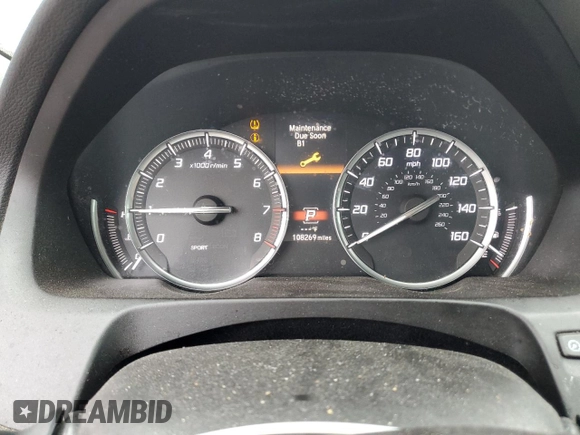 2017 Acura TLX Technology z VIN 19UUB1F58HA005393, wystawiony jako Copart lot #73242814 z przebiegiem 108 269 mil mil oraz Szkoda całkowita • Salvage title. Historia ofert i sprzedaży dostępna na DreamBid. Obrazek 9.
