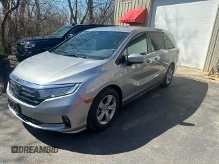 2022 Honda Odyssey EX with VIN 5FNRL6H50NB022655, listed as a Copart auction lot 51377325 with 26,325 mi miles and Clean Title. Bid and sale history available at DreamBid. Image 2.