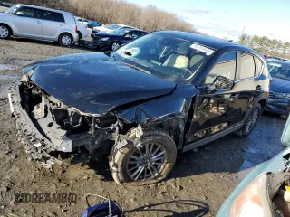 2017 Mazda CX-5 Sport with VIN JM3KFBBL9H0173593, listed as a Copart auction lot 85763694 with 31,575 mi miles and Salvage Title. Bid and sale history available at carsss.com. Image 1.