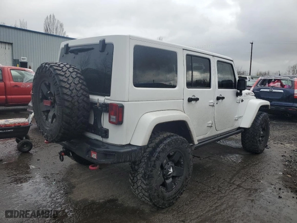2015 Jeep Wrangler Unlimited Rubicon Hard Rock with VIN 1C4HJWFG8FL647910, listed as a Copart auction lot 46716605 with 48,139 mi miles and Salvage Title. Bid and sale history available at carsss.com. Image 3.
