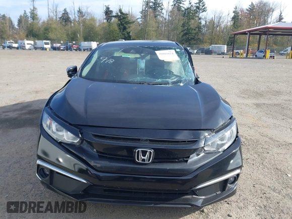 2021 Honda Civic Sedan LX with VIN 2HGFC2F66MH517914, listed as a IAAI auction lot 40809824 with 1 mi miles. Bid and sale history available at carsss.com. Image 12.