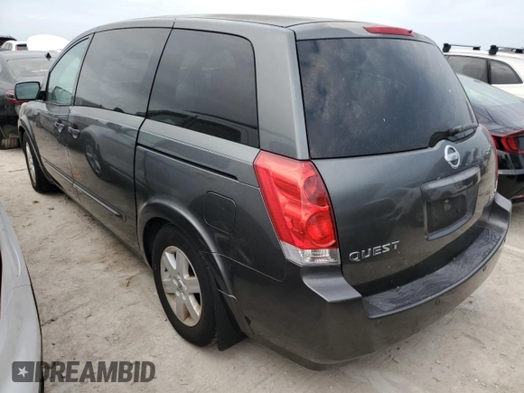 2004 Nissan Quest SE z VIN 5N1BV28U24N313293, wystawiony jako Copart lot #76638444 z przebiegiem Nie podano mil oraz Czysty tytuł • Clean title. Historia ofert i sprzedaży dostępna na DreamBid. Obrazek 2.