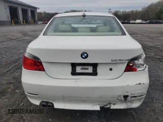 2007 BMW 5 Series 525i with VIN WBANE53507CY04476, listed as a Copart auction lot 51650105 with Not Provided miles and Salvage Title. Bid and sale history available at carsss.com. Image 6.