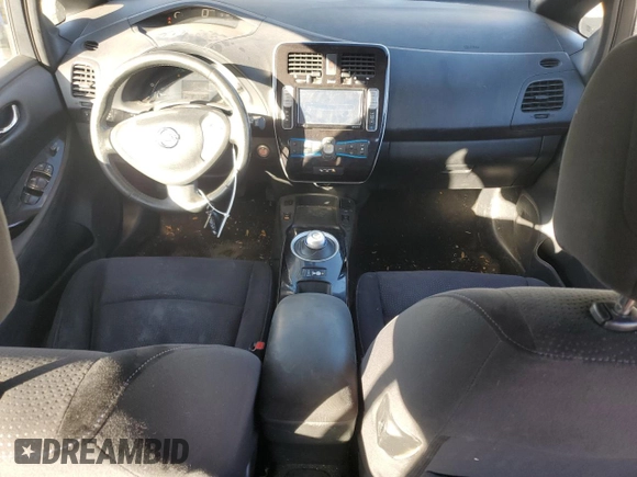 2013 Nissan LEAF SV with VIN 1N4AZ0CP5DC423640, listed as a Copart auction lot 80779174 with 106,221 mi miles and Salvage Title. Bid and sale history available at DreamBid. Image 8.