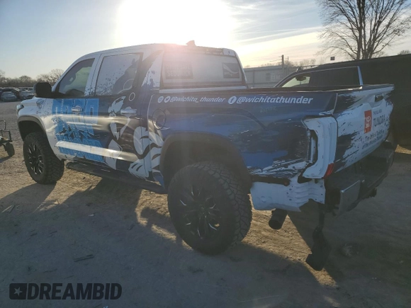 2022 Toyota Tundra 4WD SR5 with VIN 5TFLA5DB0NX053282, listed as a Copart auction lot 83997254 with 13,072 mi miles and Salvage Title. Bid and sale history available at carsss.com. Image 2.