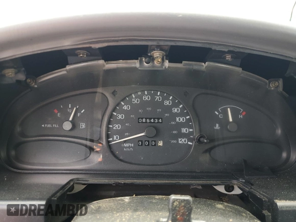 1997 Ford Escort LX with VIN 1FALP13P2VW128399, listed as a Copart auction lot 58775365 with 85,434 mi miles and Salvage title. Bid and sale history available at DreamBid. Image 9.