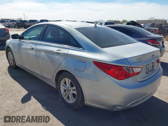 2013 Hyundai Sonata GLS with VIN 5NPEB4AC3DH712138, listed as a IAAI auction lot 41859686 with 98,298 mi miles and . Bid and sale history available at carsss.com. Image 3.