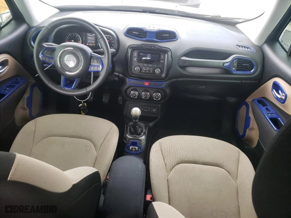 2017 Jeep Renegade Sport with VIN ZACCJAAH1HPF30892, listed as a Copart auction lot 78987903 with 93,247 mi miles. Bid and sale history available at carsss.com. Image 8.