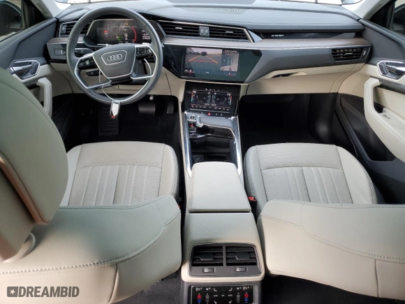 2024 Audi Q8 e-tron Premium Plus with VIN WA15AAGE6RB006178, listed as a Copart auction lot 85294734 with 16,788 mi miles and Salvage Title. Bid and sale history available at carsss.com. Image 8.