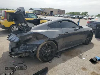 2019 Ford Mustang GT with VIN 1FA6P8CF2K5202287, listed as a Copart auction lot 55109385 with 51,387 mi miles and Salvage title. Bid and sale history available at DreamBid. Image 3.