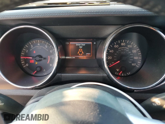 2017 Ford Mustang GT with VIN 1FA6P8CF6H5254062, listed as a Copart auction lot 42668835 with 88,655 mi miles and Salvage title. Bid and sale history available at DreamBid. Image 9.