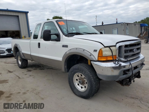 2001 Ford Super Duty F-250 XL with VIN 1FTNX21L81EA44788, listed as a Copart auction lot 74991624 with 131,083 mi miles and Clean Title. Bid and sale history available at carsss.com. Image 4.